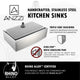 ANZZI Elysian Farmhouse 32 in. Single Bowl Kitchen Sink with Locke Faucet