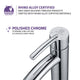 ANZZI Quartet Single Hole Single-Handle Bathroom Faucet