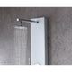 ANZZI Lynx 58 in. 3-Jetted Full Body Shower Panel with Heavy Rain Shower and Spray Wand in White