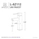 ANZZI Pygmy Single Hole Single Handle Bathroom Faucet