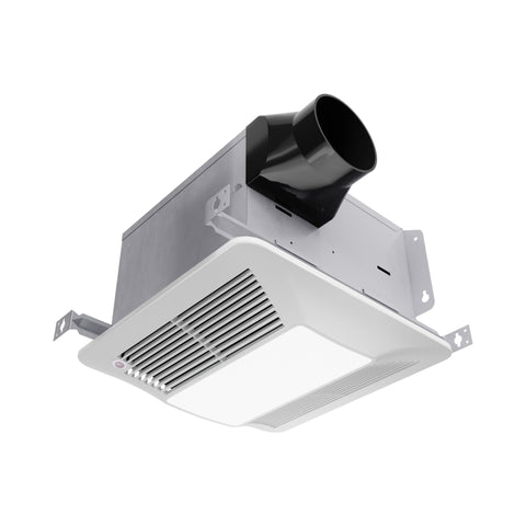 ANZZI Breeze Series 110 CFM Ceiling Mount Bathroom Exhaust Fan with LED Light and Motion/Humidity Sensor, Bluetooth Speaker