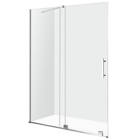 ANZZI Longboat Series 60 in. x 76 in. Semi-Frameless Shower Door with TSUNAMI GUARD