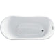 ANZZI 5.58 ft. Freestanding Bathtub in White