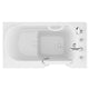 AZ2952RWS - ANZZI Coupe Series 29 in. x 52 in. Right Drain Quick Fill Walk-In Soaking Tub in White