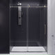 ANZZI Madam Series 60 in. by 76 in. Frameless Sliding Shower Door with Handle