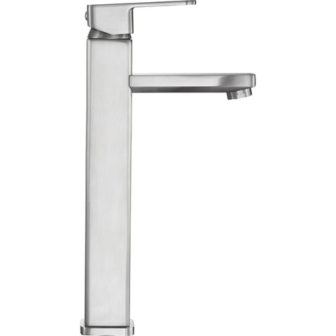 Nettuno Single Handle Vessel Sink Bathroom Faucet in Brushed Nickel