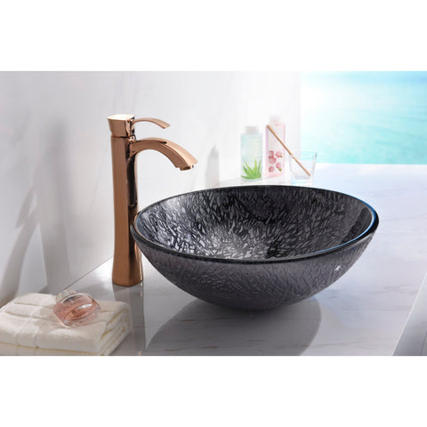 LS-AZ207 - ANZZI Arc Series Vessel Sink in Arctic Sheer