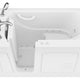 Value Series 26 in. x 53 in. Left Drain Quick Fill Walk-In Whirlpool and Air Tub in White