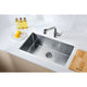 K-AZ3018-1A - ANZZI Vanguard Undermount Stainless Steel 30 in. 0-Hole Single Bowl Kitchen Sink in Brushed Satin