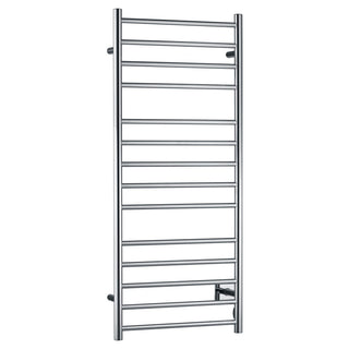 TW-WM105CH - ANZZI Elgon Series 14-Bar Wall Mounted Electric Plug-In Bathroom Towel Warmer Rack in Polished Chrome Finish Stainless Steel