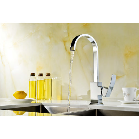 KF-AZ035 - ANZZI Opus Series Single-Handle Standard Kitchen Faucet in Polished Chrome