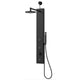 SP-AZ080MB - ANZZI Beverly 3-Jetted Shower Panel with Heavy Rain Shower and Body Jets and Body Jets and Spray Wand in Matte Black