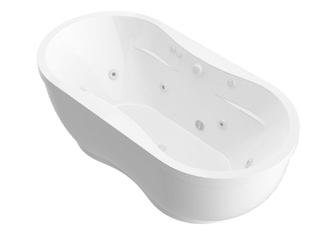 Endurance Tubs Janna 6 ft. Whirlpool Tub in White