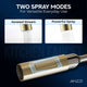 Modern 16 in. 1-Handle Touchless Pull-Down Kitchen Faucet in Satin Brass with Motion Sensor and Dual Spray Modes