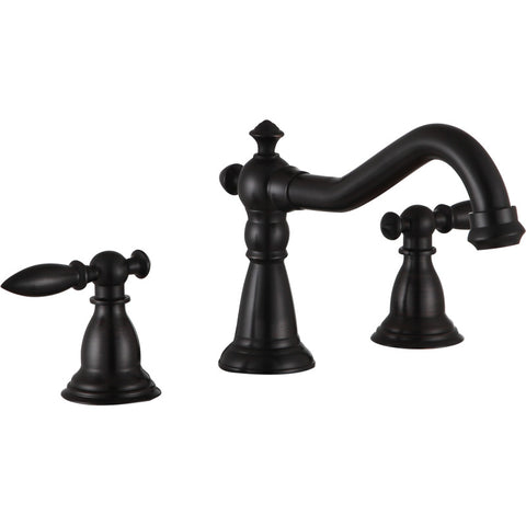 L-AZ179ORB - ANZZI Patriarch 8" Widespread Bathroom Sink Faucet in Oil Rubbed Bronze