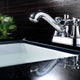 ANZZI Major Series 4 in. Centerset 2-Handle Mid-Arc Bathroom Faucet