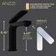 ANZZI Single Handle Single Hole Bathroom Faucet With Pop-up Drain