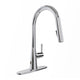 Modern 16 in. 1-Handle Touchless Pull-Down Kitchen Faucet in Polished Chrome with Motion Sensor and Dual Spray Modes