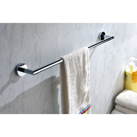 AC-AZ010 - ANZZI Caster 2 Series 23.07 in. Towel Bar in Polished Chrome