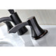 Sonata Series 8 in. Widespread 2-Handle Mid-Arc Bathroom Faucet in Oil Rubbed Bronze