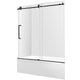 ANZZI Don Series 60 in. x 62 in. Frameless Sliding Tub Door