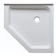 ANZZI 36 in. x 36 in. Neo-Angle Double Threshold Shower Base in White