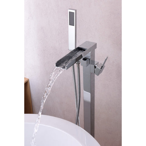 ANZZI Union 2-Handle Claw Foot Tub Faucet with Hand Shower