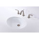 ANZZI Pegasus Series 18.25 in. Ceramic Undermount Sink Basin in White