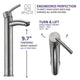 ANZZI Quartet Single Hole Single-Handle Bathroom Faucet