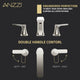 ANZZI 2-Handle 3-Hole 8 in. Widespread Bathroom Faucet With Pop-up Drain