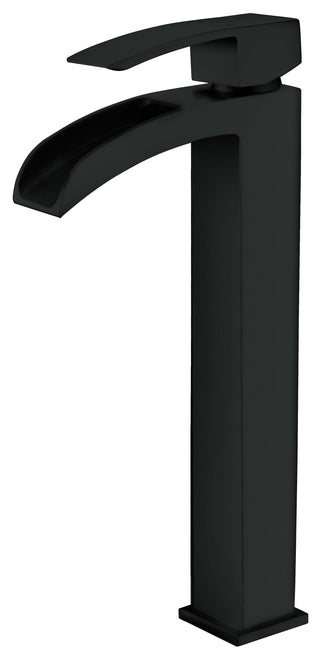 ANZZI Key Series Elegant Vessel Sink Faucet (8.82" H), Single Hole, ADA & WaterSense Certified, Rhino Alloy Solid Brass, Various Finishes