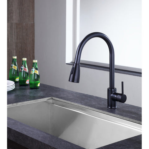 KF-AZ212ORB - ANZZI Sire Single-Handle Pull-Out Sprayer Kitchen Faucet in Oil Rubbed Bronze