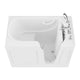 AZ2952RWS - ANZZI Coupe Series 29 in. x 52 in. Right Drain Quick Fill Walk-In Soaking Tub in White