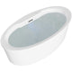 FT-AZ077 - ANZZI Jarvis Series 67" Air Jetted Freestanding Acrylic Bathtub in White