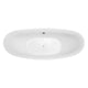 ANZZI 5.67 ft. Freestanding Bathtub in White