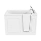 ANZZI 30 in. x 53 in. Right Drain Quick Fill Walk-In Soaking Tub in White