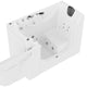 AMZ3060WCALWD - ANZZI 30 in. x 60 in. Left Drain Wheelchair Access Walk-In Whirlpool and Air Tub with Powered Fast Drain in White