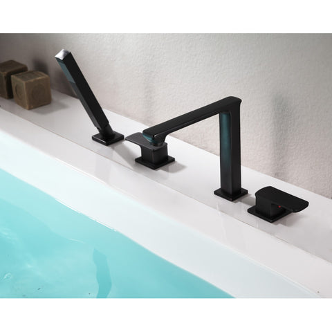 FR-AZ102ORB - ANZZI Shore 3-Handle Deck-Mount Roman Tub Faucet with Handheld Sprayer in Oil Rubbed Bronze