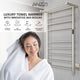 ANZZI Eve 8-Bar Stainless Steel Wall Mounted Electric Towel Warmer Rack