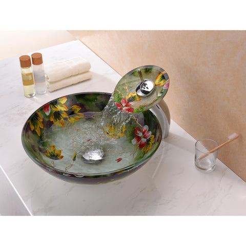 LS-AZ217 - ANZZI Impasto Series Vessel Sink in Hand Painted Mural