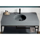 ANZZI Siena 48 in. Console Sink with Matte Grey Counter Top