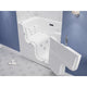 2953WCRWD - ANZZI Right Drain FULLY LOADED Wheelchair Access Walk-in Tub with Air and Whirlpool Jets Hot Tub | Quick Fill Waterfall Tub Filler with 6 Setting Handheld Shower Sprayer | Including Aromatherapy, LED Lights, V-Shaped Back Jets, and Auto Drain | 2953WCRWD