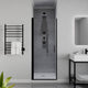 ANZZI Lancer 29 in. x 72 in. Semi-Frameless Shower Door with TSUNAMI GUARD