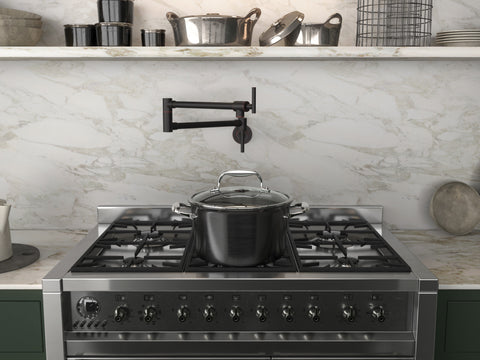 Braccia Series 24" Wall Mounted Pot Filler in Oil Rubbed Bronze