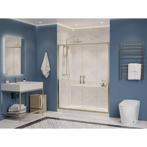 ANZZI Enchant 70-in. x 60.4-in. Framed Sliding Shower Door