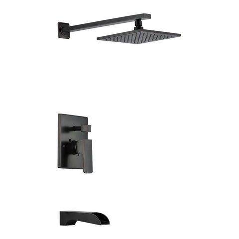 SH-AZ039 - ANZZI Mezzo Series 1-Handle 1-Spray Tub and Shower Faucet in Oil Rubbed Bronze