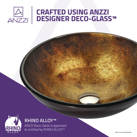 ANZZI Series Vessel Sink in Autumn Dusk