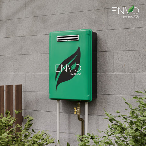 ANZZI ENVO Tankless Gas Water Heater (Up to 199,000 BTU), Copper Heat Exchanger, High-Flow Capacity, Anti-Freezing Protection, Energy Smart