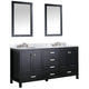 V-CHN012-72 - ANZZI Chateau 72 in. W x 36 in. H Bathroom Vanity Set in Rich Black