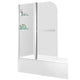 ANZZI Galleon 48 in. x 58 in. Frameless Tub Door with TSUNAMI GUARD